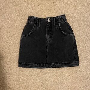 Topshop Black Mini Skirt